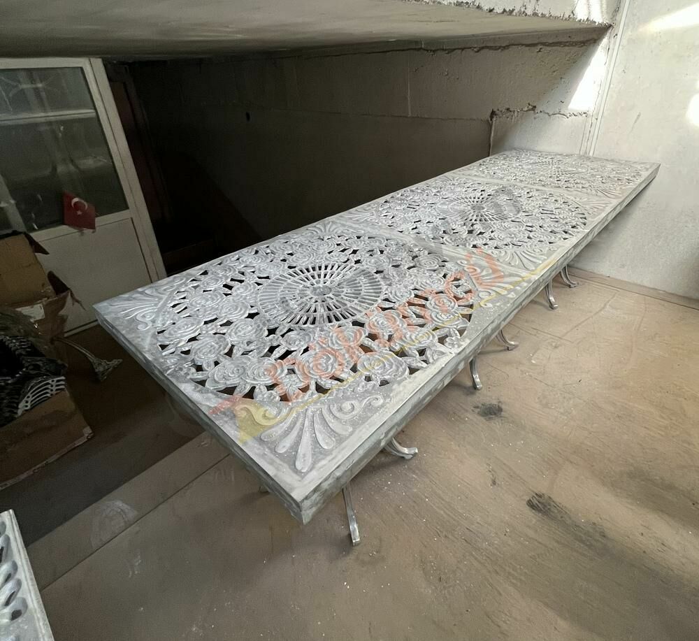 Döküm masa 236x78 cm