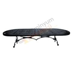 Bahçe masası oval