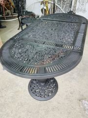 Döküm masa oval osmanlı