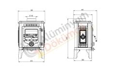 Döküm soba küçük