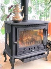 Döküm soba camlı