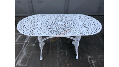 Oval kuğu masa 135 cm 65 cm