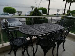 Havuz başı takım bahçe sandalye masa takımı