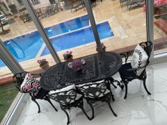 Havuz başı takım bahçe sandalye masa takımı
