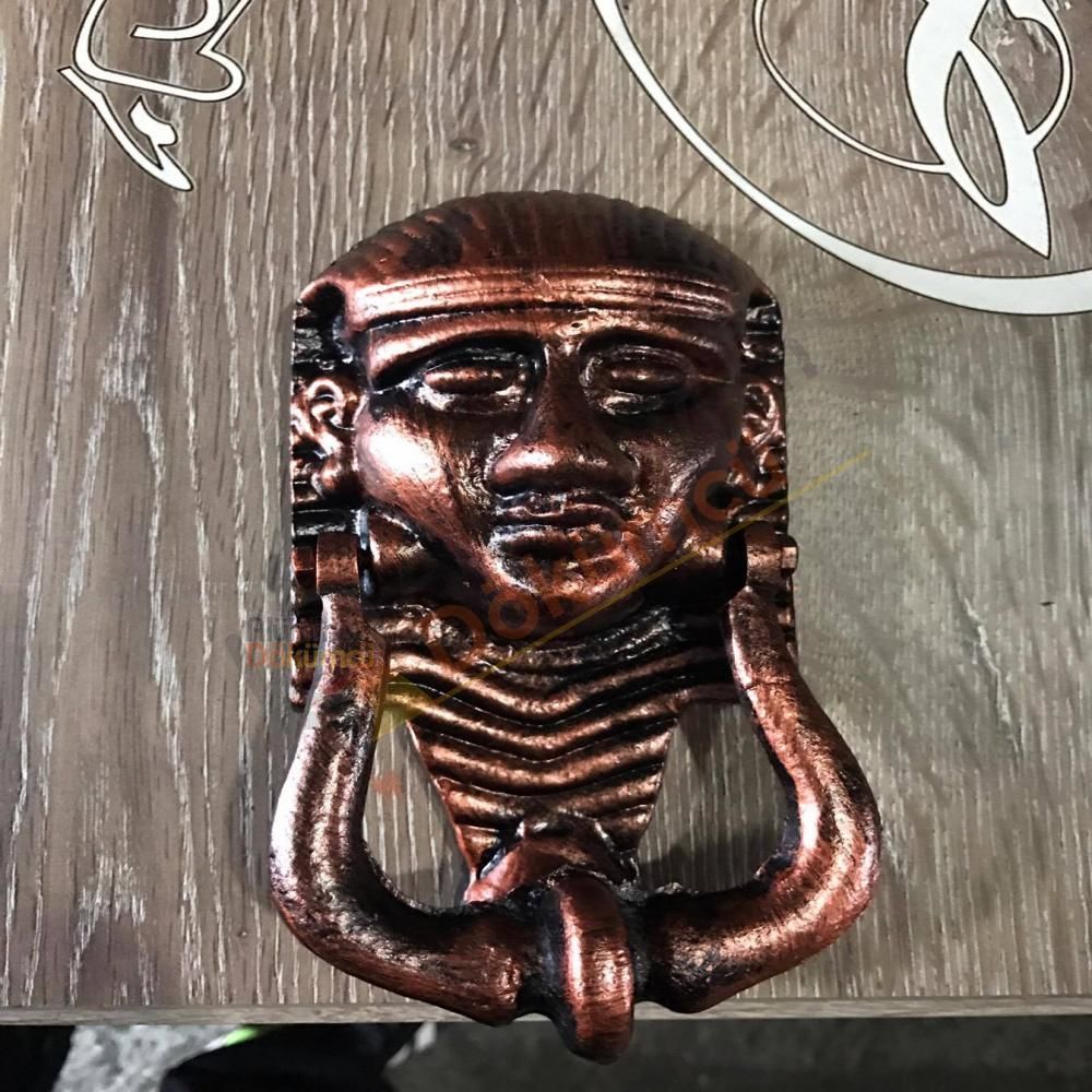 DÖKÜM KAPI TOKMAK-FİRAVUN FİGÜRLÜ KAPI TOKMAK