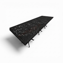 Döküm masa 236x78 cm