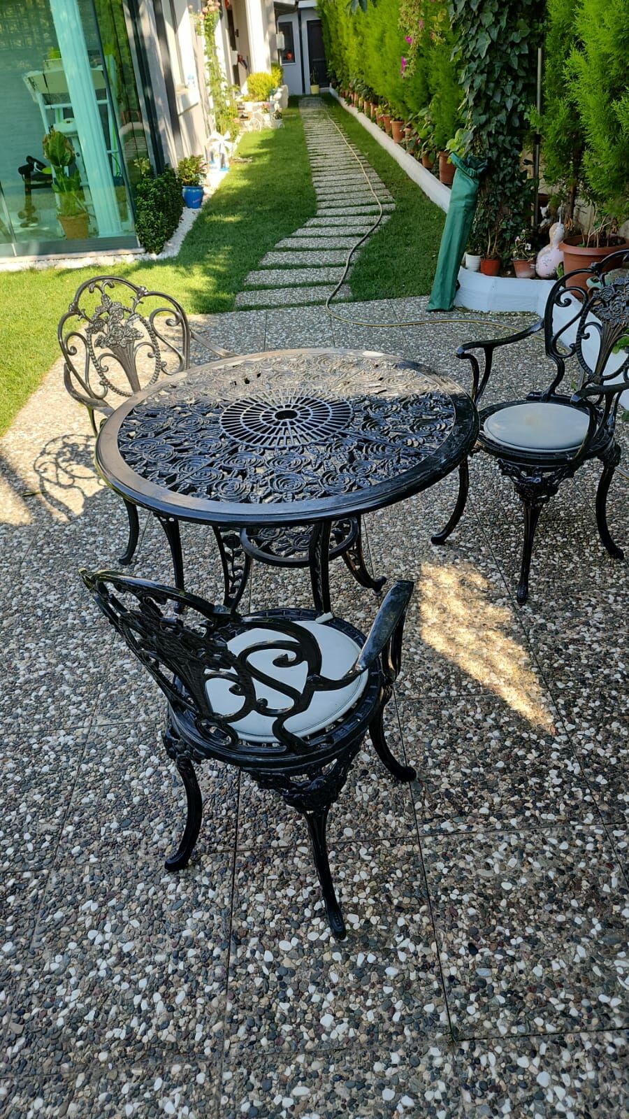 Güllü takım masa sandalye