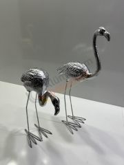 Döküm flamingo -flamingo heykel
