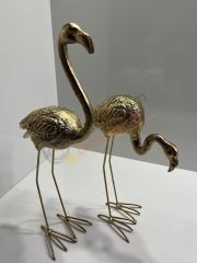 Döküm flamingo -flamingo heykel