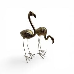 Döküm flamingo -flamingo heykel