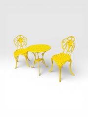 Sarı papatya sandalye takımı