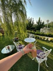 Bahçe sandalye masa takımı