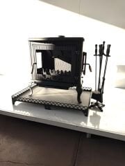 Döküm bağ evi sobası alt tepsili