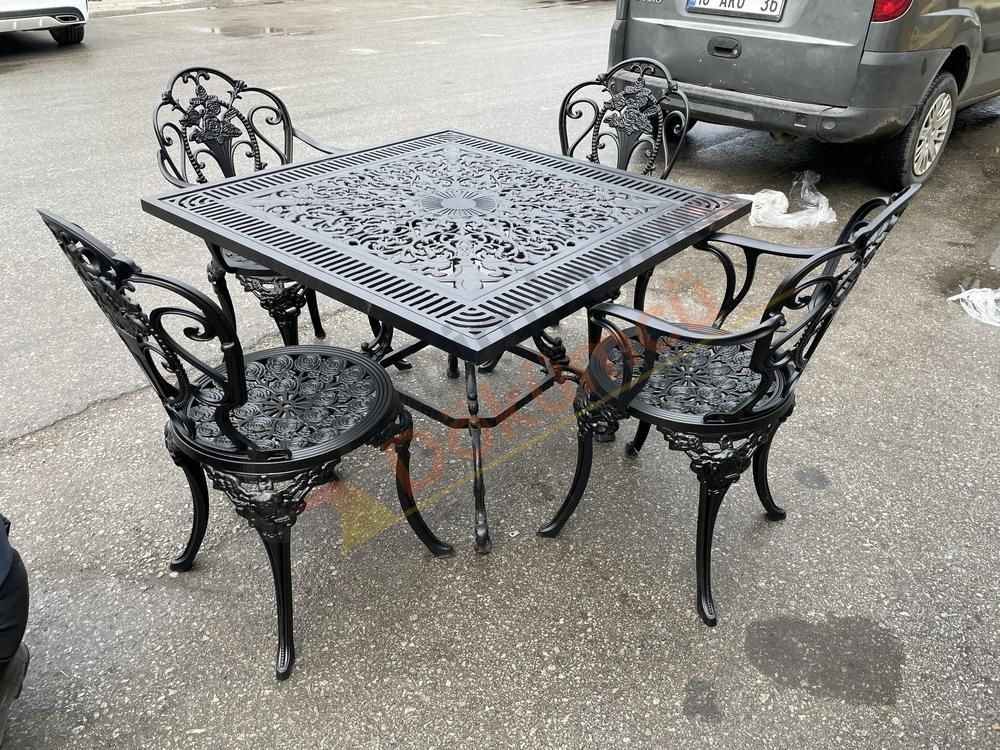 Masa takım kare sandalyeli