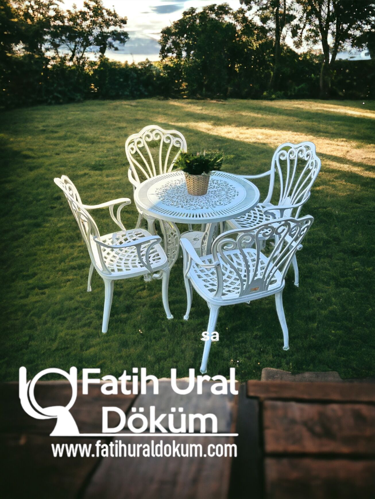 Plastik döküm masa sandalye takım