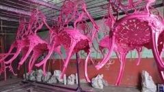 Döküm güllü kollu sandalye