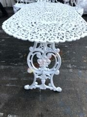 Oval Kuğu masa küçük 118 cm  58 cm