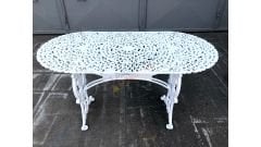 Oval Kuğu masa küçük 118 cm  58 cm