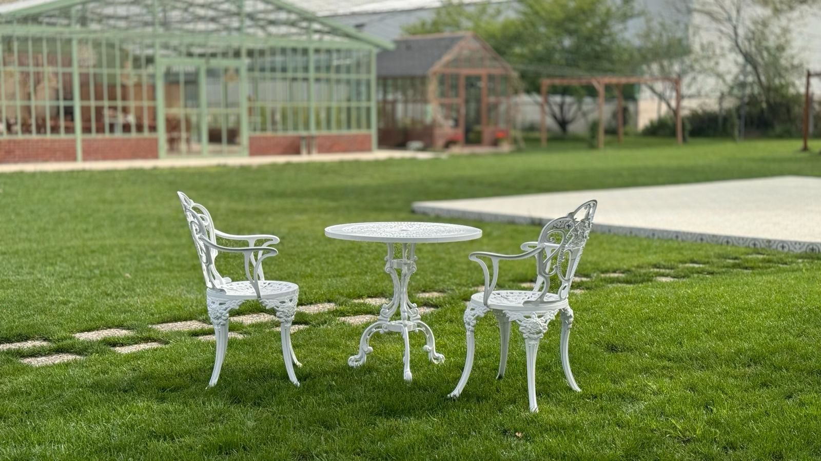 Döküm Sandalye masa favori takım(Kollu)