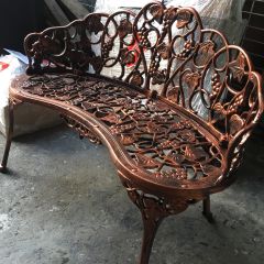 DÖKÜM 2Lİ ÜZÜMLÜ SANDALYE -DÖKÜM SEDİR-DÖKÜM BANK