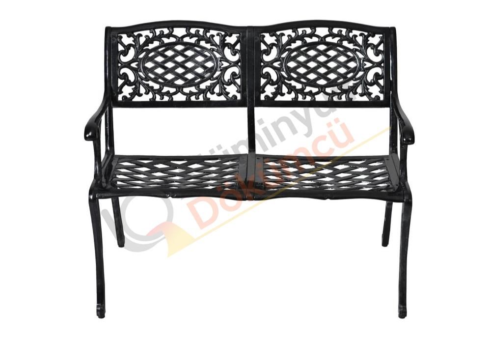 Döküm ikili sandalye geniş model