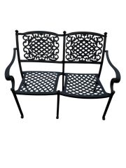 Döküm ikili sandalye geniş model