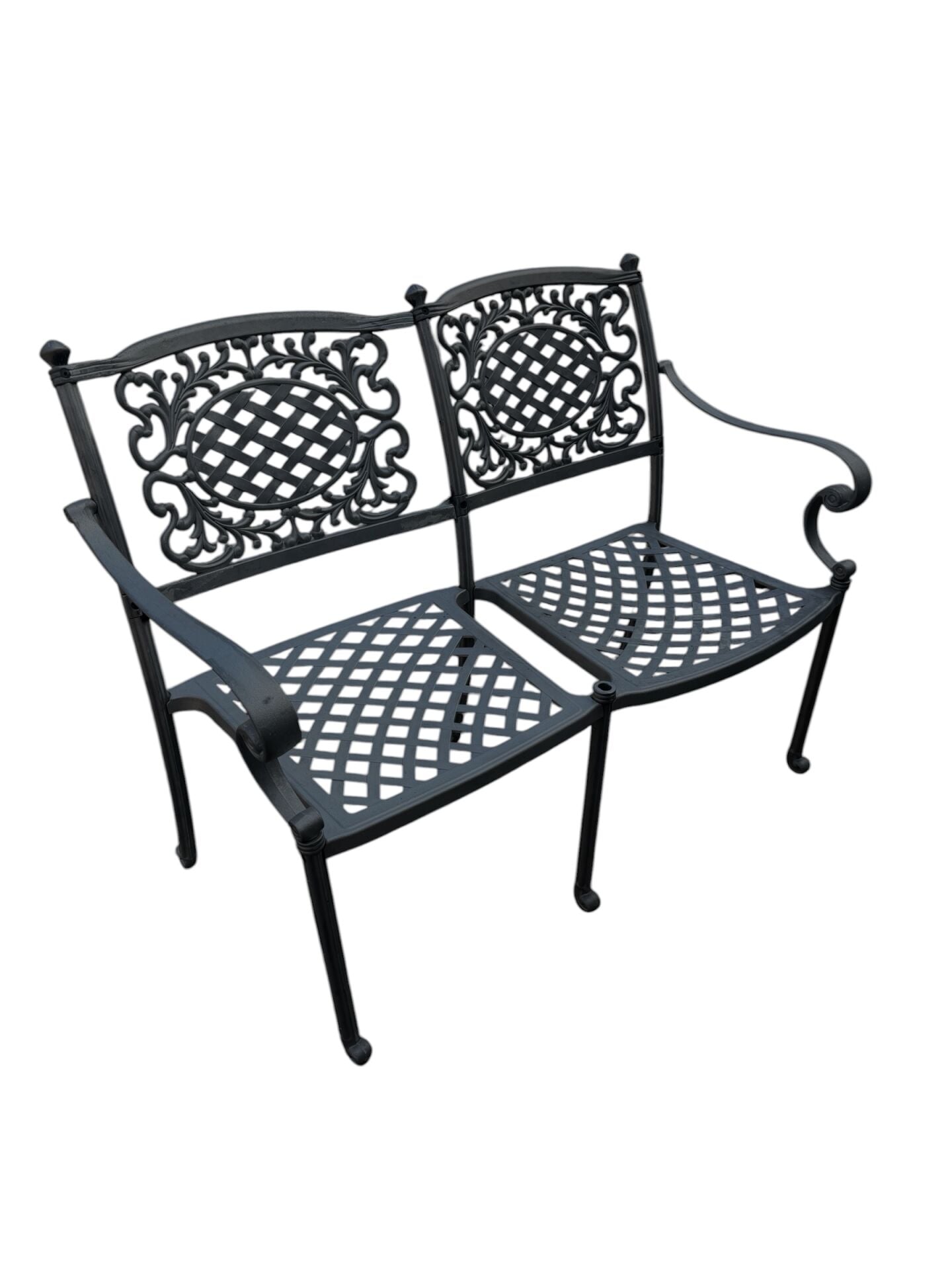 Döküm ikili sandalye geniş model