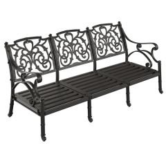 Döküm plastik koltuk sandalye üçlü