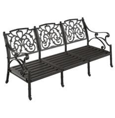 Döküm plastik koltuk sandalye üçlü