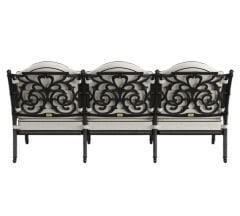 Döküm plastik koltuk sandalye üçlü