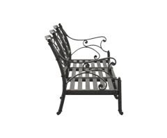 Döküm alüminyum  koltuk sandalye üçlü