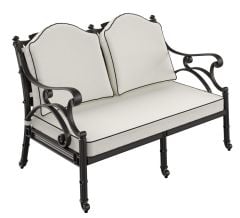 Döküm alüminyum  koltuk sandalye ikili