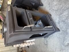 Pelet soba-pelet soba fırınlı model-yan camlı