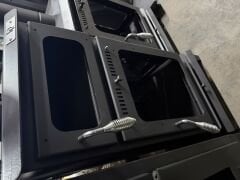 Pelet soba-pelet soba fırınlı model-yan camlı