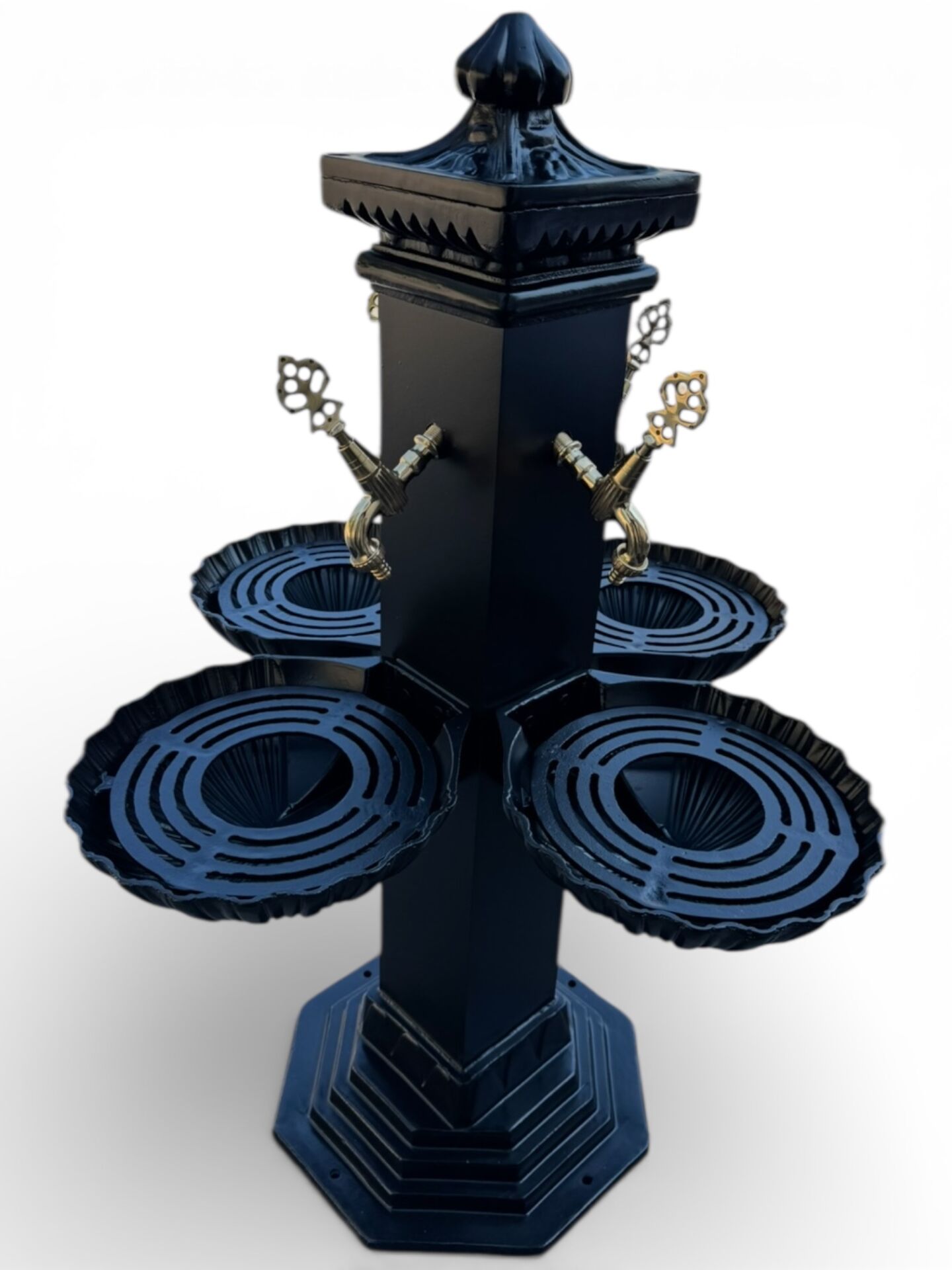 Döküm Çeşme çift dörtlü  lavobalı