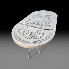 Döküm masa oval (100x200cm)