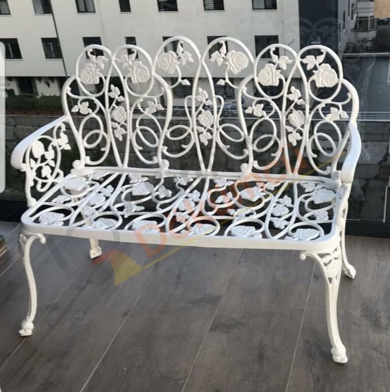 Döküm güllü bank ikili