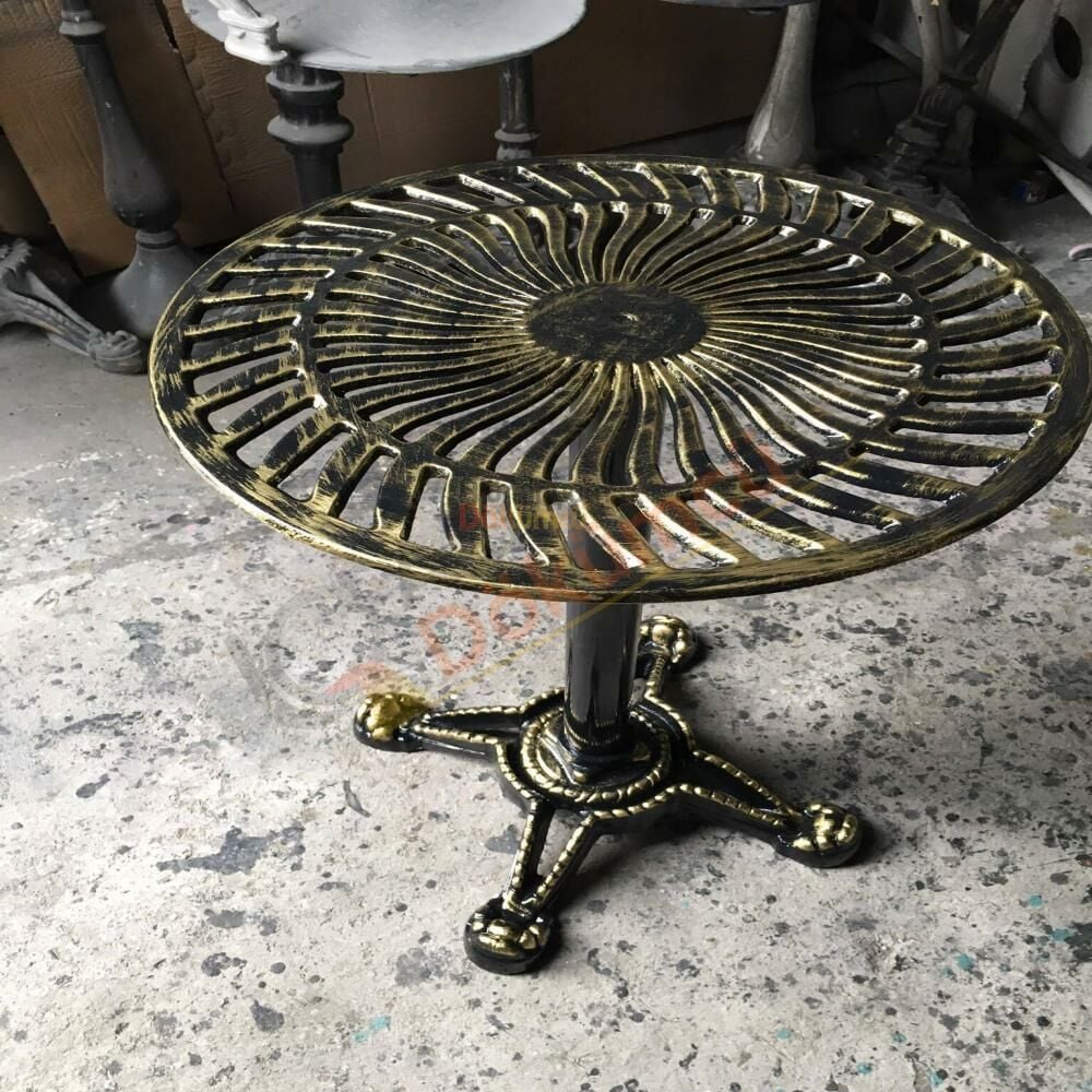 DÖKÜM TABLO KÜÇÜK GÜNEŞ MASA 50 CM