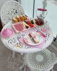 Döküm Osmanlı 1 masa 2sandalye