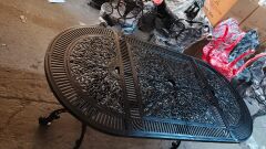 Döküm masa oval osmanlı