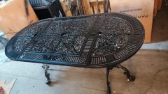 Döküm masa oval osmanlı