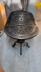 Döküm masa oval osmanlı