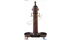 DÖKÜM ÇEŞME-ÇİFT LAVABO ÇEŞME-YUVARLAK MEYDAN ÇEŞME