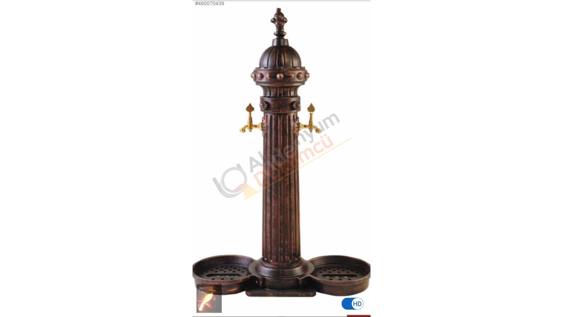 DÖKÜM ÇEŞME-ÇİFT LAVABO ÇEŞME-YUVARLAK MEYDAN ÇEŞME