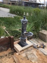 Bahçe Çeşme modelleri kare model