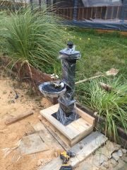 Bahçe Çeşme modelleri kare model