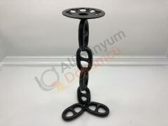 Döküm zincir masa ayak alt taban 3 lü