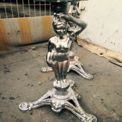 DÖKÜM HEYKEL KADIN MASA AYAK