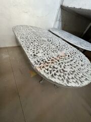 Kuğu masa oval 180 cm x 90 cm