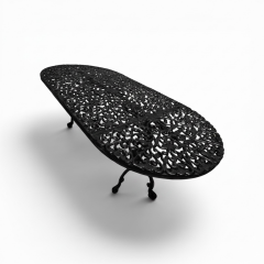 Kuğu masa oval 180 cm x 90 cm